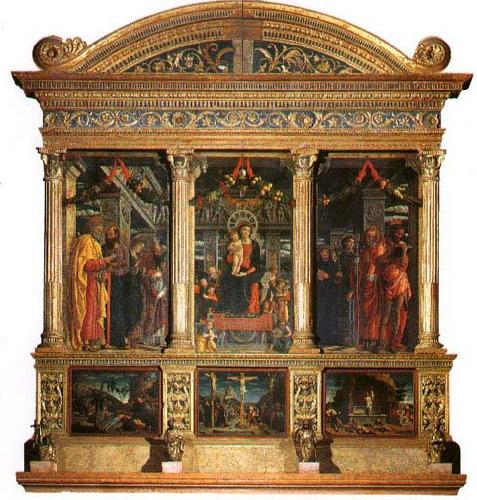Andrea Mantegna San Zeno Altarpiece, Norge oil painting art
